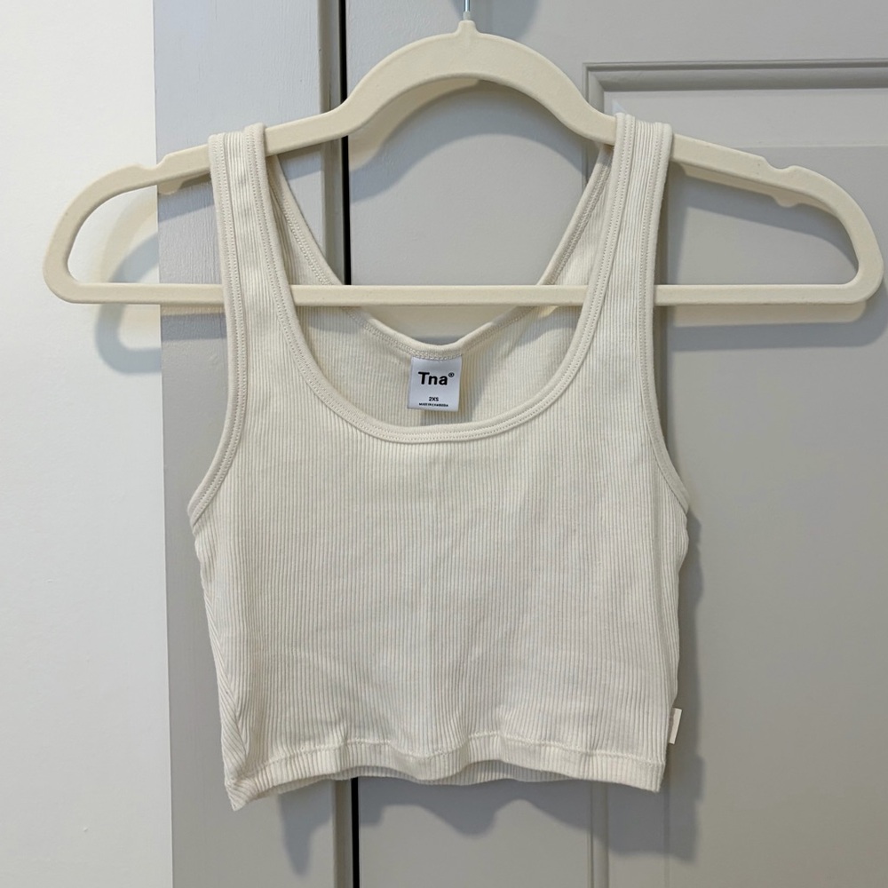 Aritzia Tna Cropped Rib Tank
